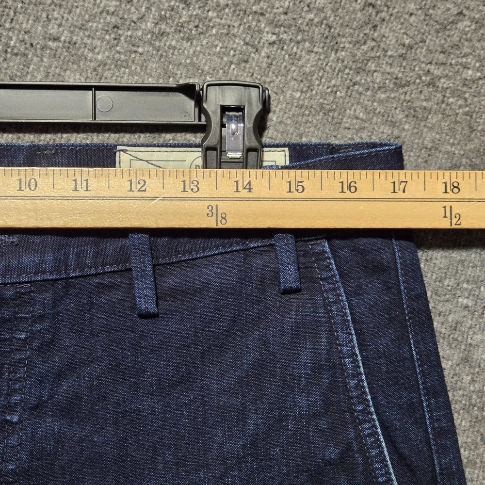ROGUE TERRITORY RGT Officer Trousers Slim Taper Indigo Selvedge Size 34 X 31 - Picture 4 of 12